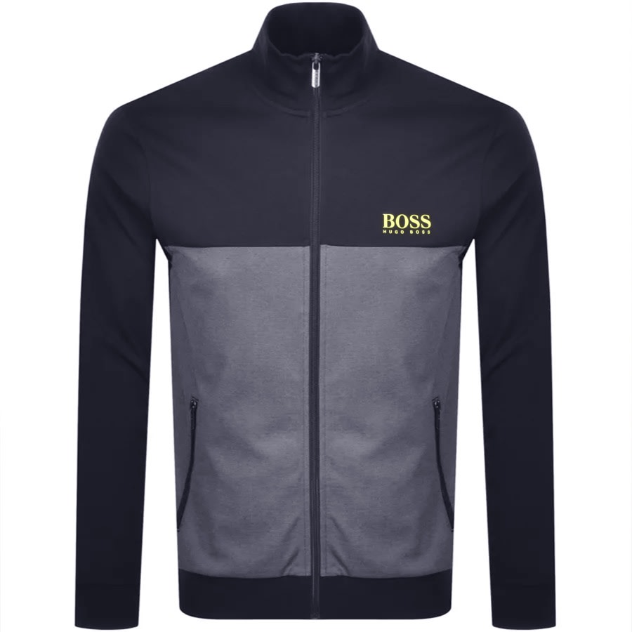 Alternative Image for ProductBOSS Bodywear Full Zip Sweatshirt Navy1